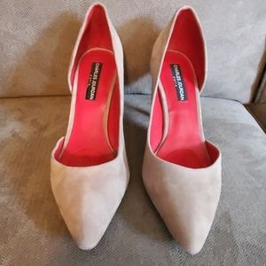 Charles Jourdan nude heels